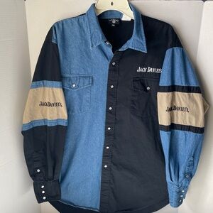 Jack Daniels  VTG Mens Size XXL - Pearl Snap Down Shirt
